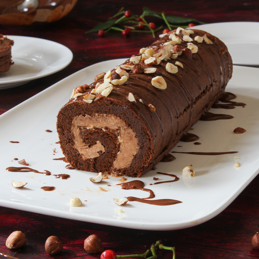 Hazelnut & Chocolate Marshmallow Mousse Cake - Patisserie New York