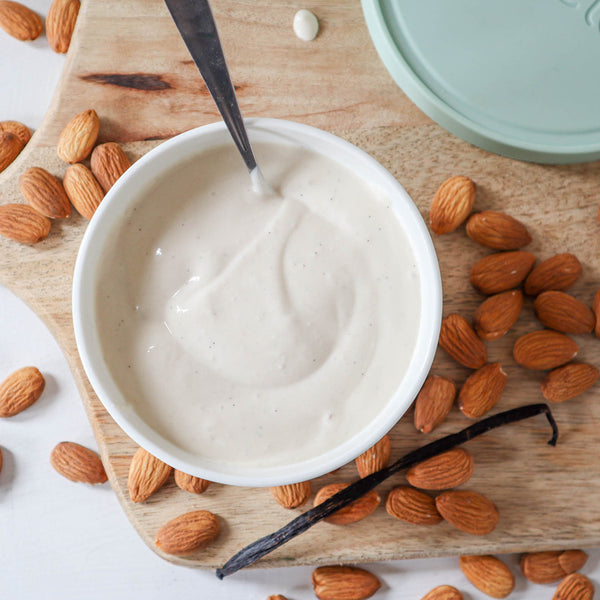 Homemade Vanilla Almond Milk Yogurt Recipe Luvele Us 