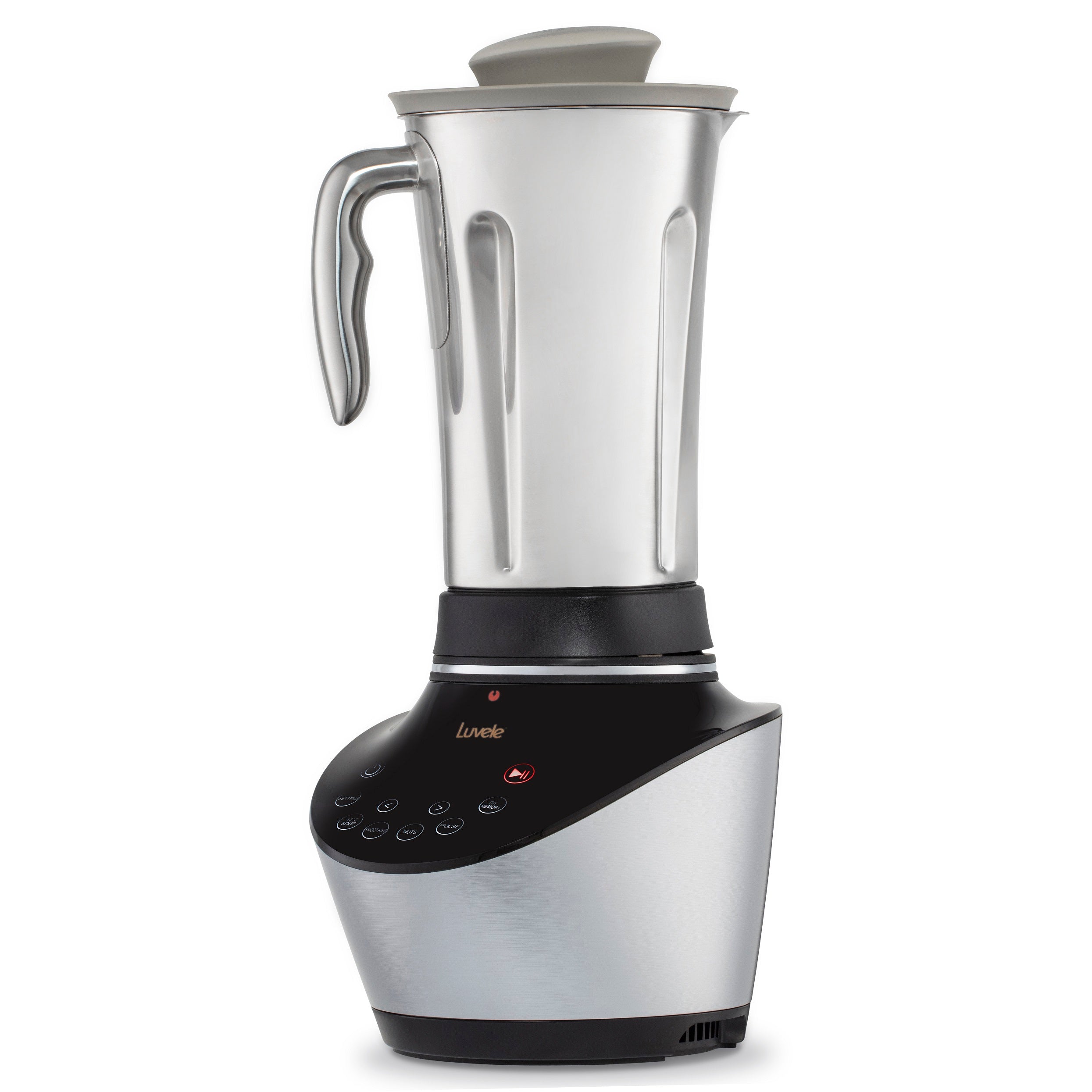 Living Solutions 5 Speed Blender with Stainless Steel Decoration